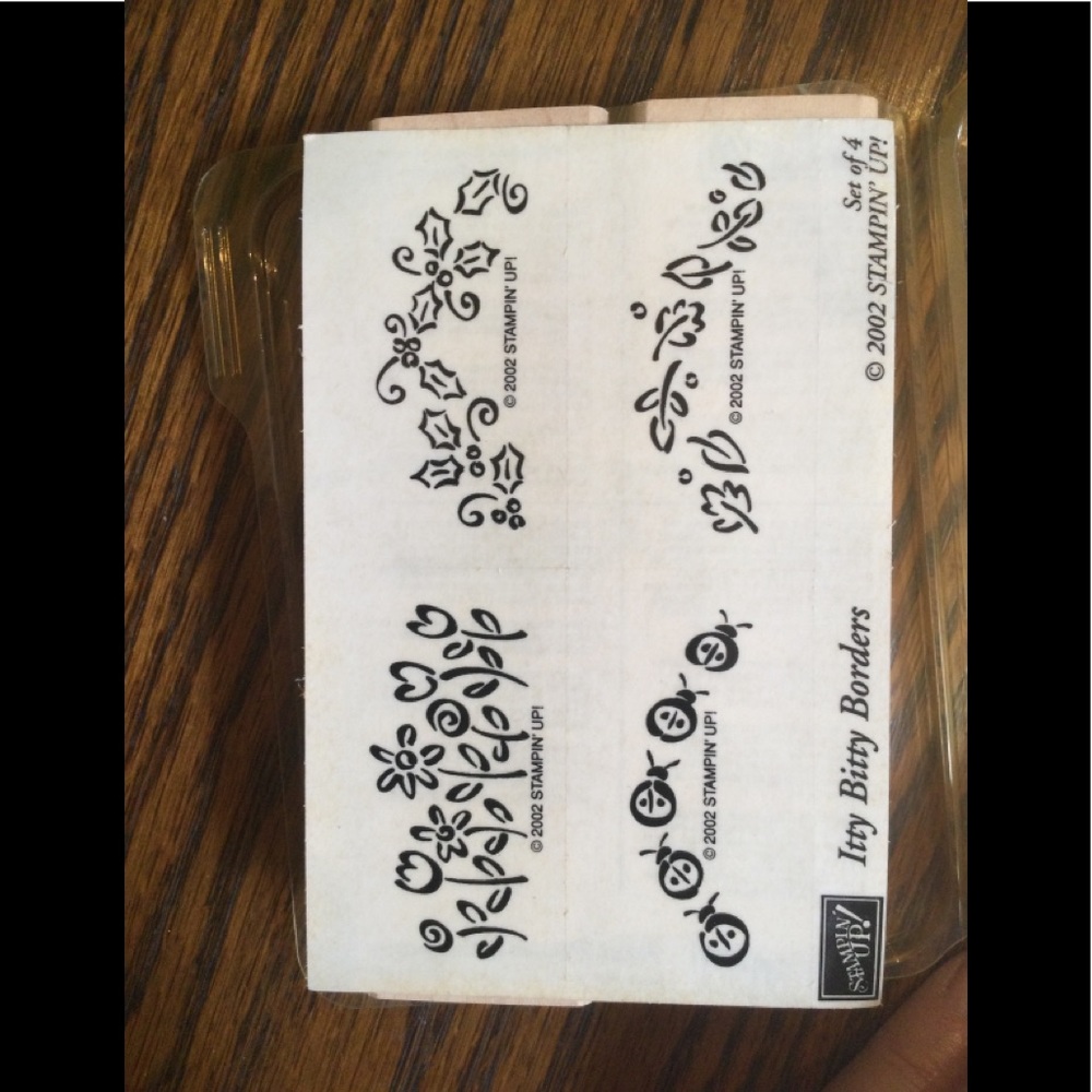 Itty Bitty Borders rubber stamp